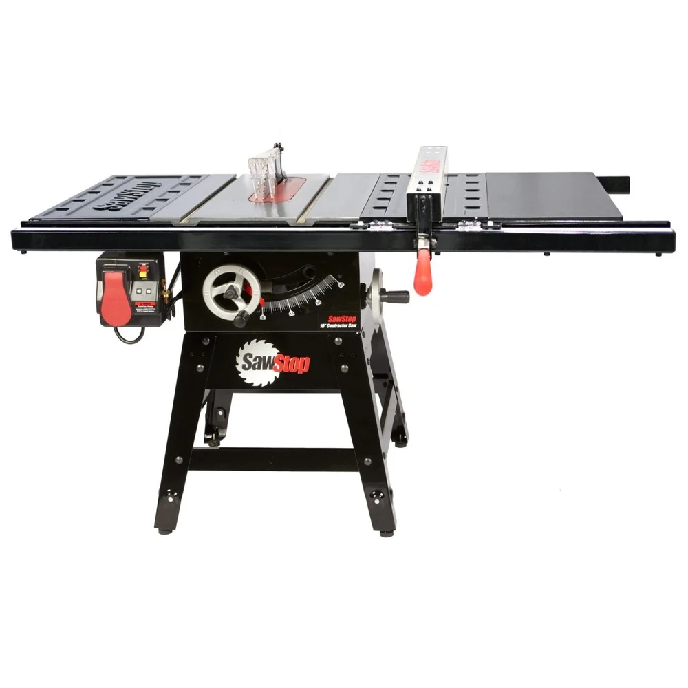 SawStop 1.75 HP Contractor Saw with 30 in. Premium Fence Assembly - CNS175-PFA30-SI