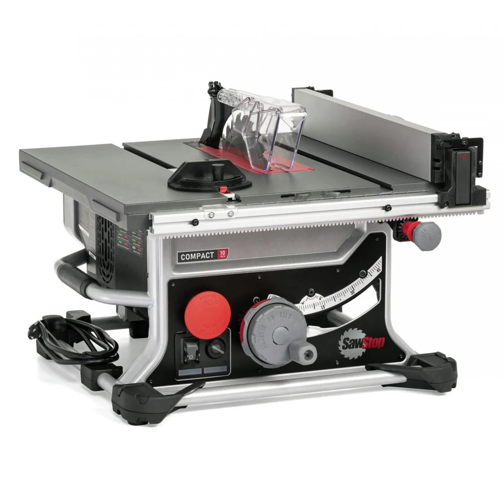 SawStop 120V 60 Hz 15 Amp Compact Table Saw - CTS-120A60-SI