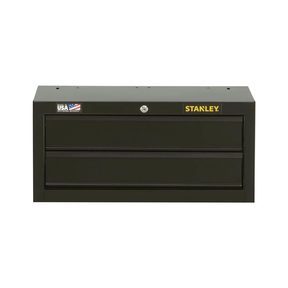 Stanley 100 Series 26 in. 2-Drawer Middle Tool Chest - STST22621BK