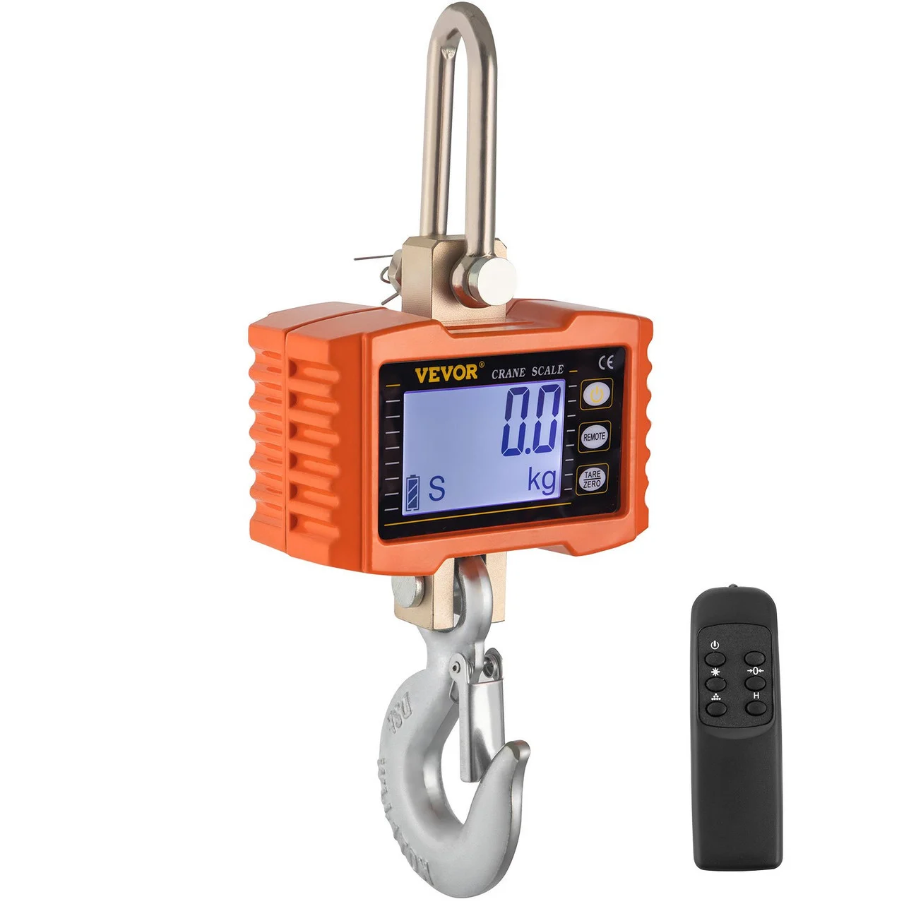 Hanging Scale Crane Scale 1000 Kg 2000 Lb Digital Industrial Heavy Duty Auto Off