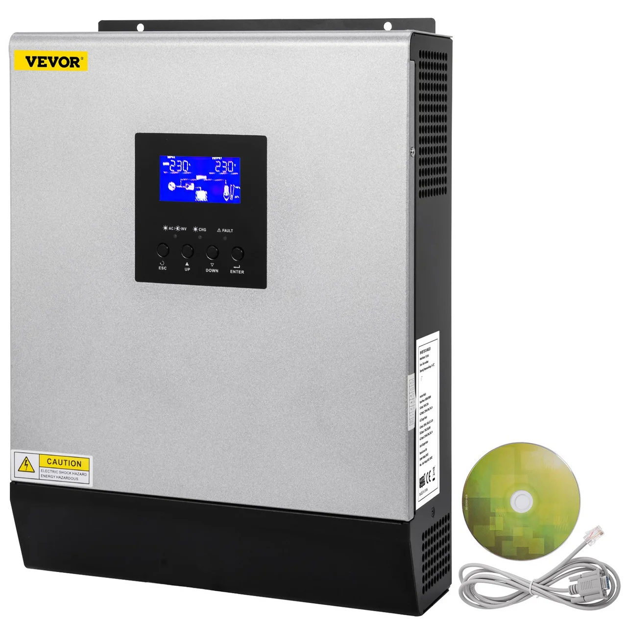 Hybrid Inverter Solar Inverter 3KVA 24V 110V Build-in 50A PWM Controller
