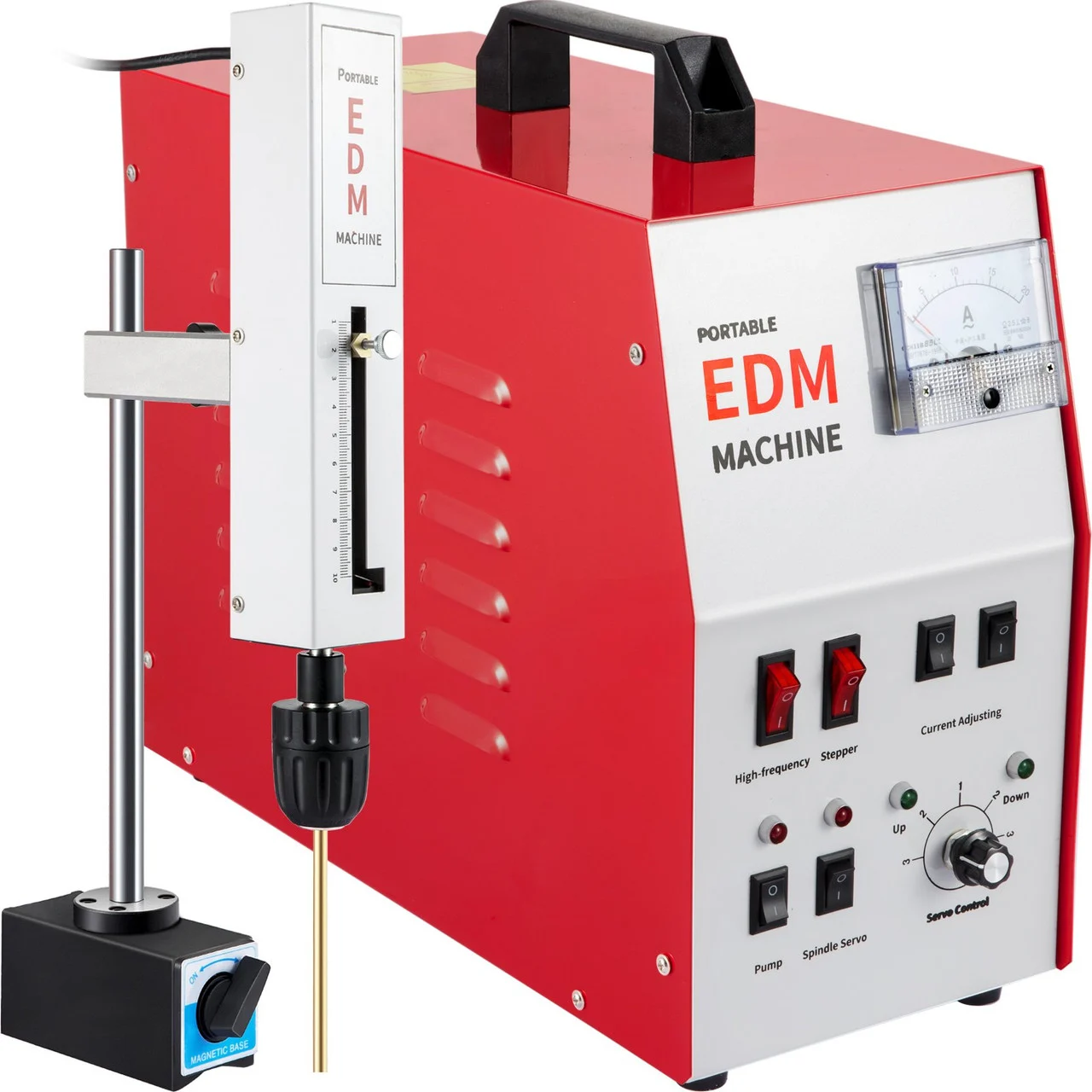 Portable EDM Machine 800W EDM Tap Remover Depth Setting 0.039"-3.94" Tap Disintegrator Auto Shut-off EDM Remover 0.03"-0.39" Drill Drifts from Blind Hole Broken Taps Removal Machine for Taps - Product discontinued.