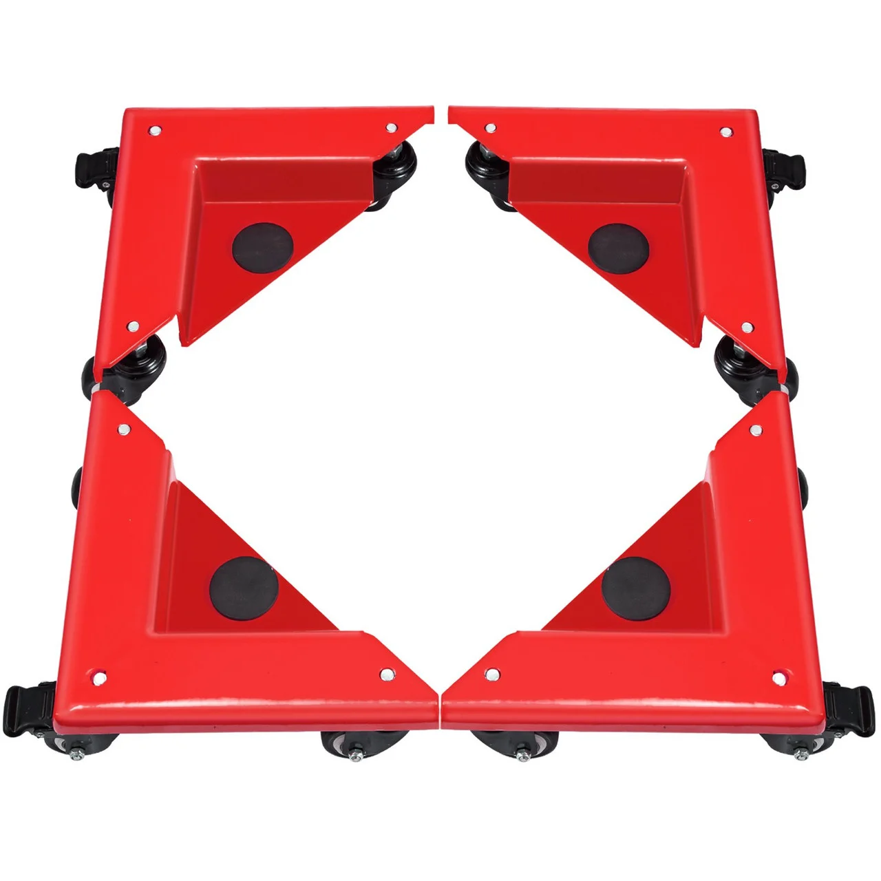 Furniture Dolly Corner Moving Dolly 1380lbs Desk Cabinet Moving Cart 4-pack Red
