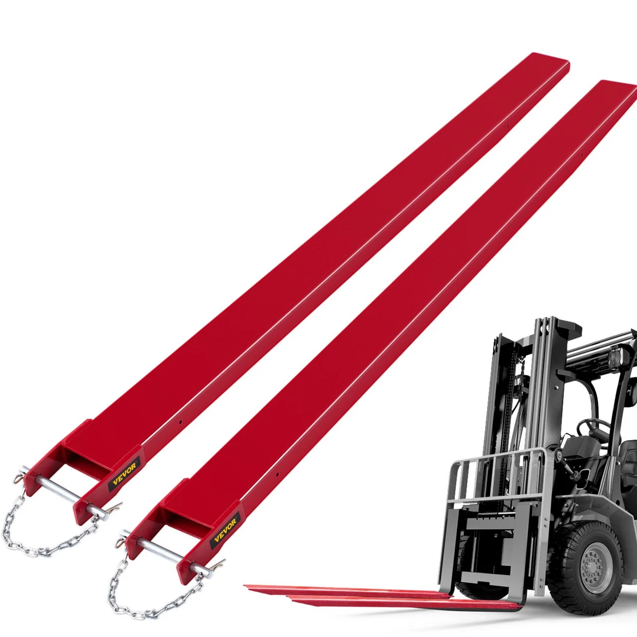 Pallet Fork Extensions Forklift Extensions 59.8''x3.9'' for Loaders Truck