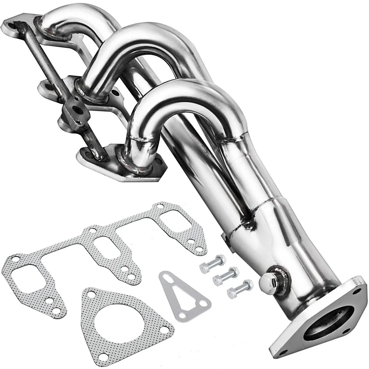 Stainless Steel Exhaust Header Fits Mazda RX-8 RX8 04 05 06 07 08