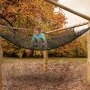 Climbing Cargo Net, 6.6 x 10.5 ft Playground Climbing Cargo Net, Polyester Double Layers Cargo Net Climbing Outdoor w/ 500lbs Weight Capacity, Rope Bridge Net for Tree House, Monkey Bar, Black