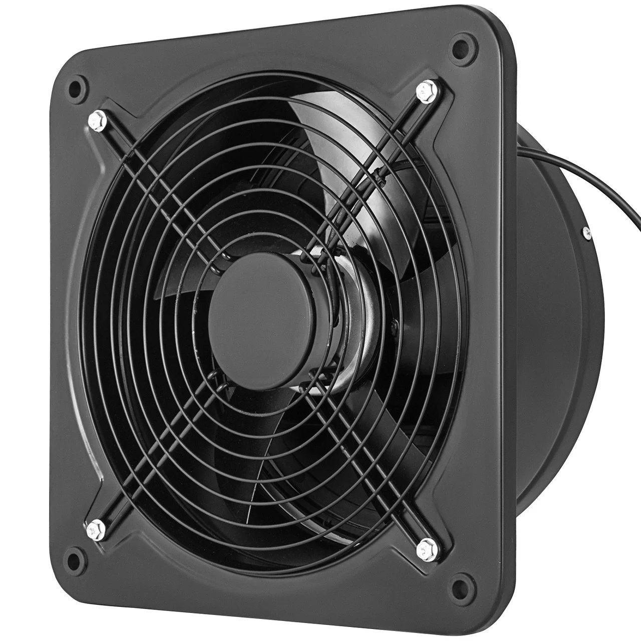 12'' Ventilation Extractor Exhaust Fan Blower Wall Mount Kitchen Bathroom Toilet (120 Volt)