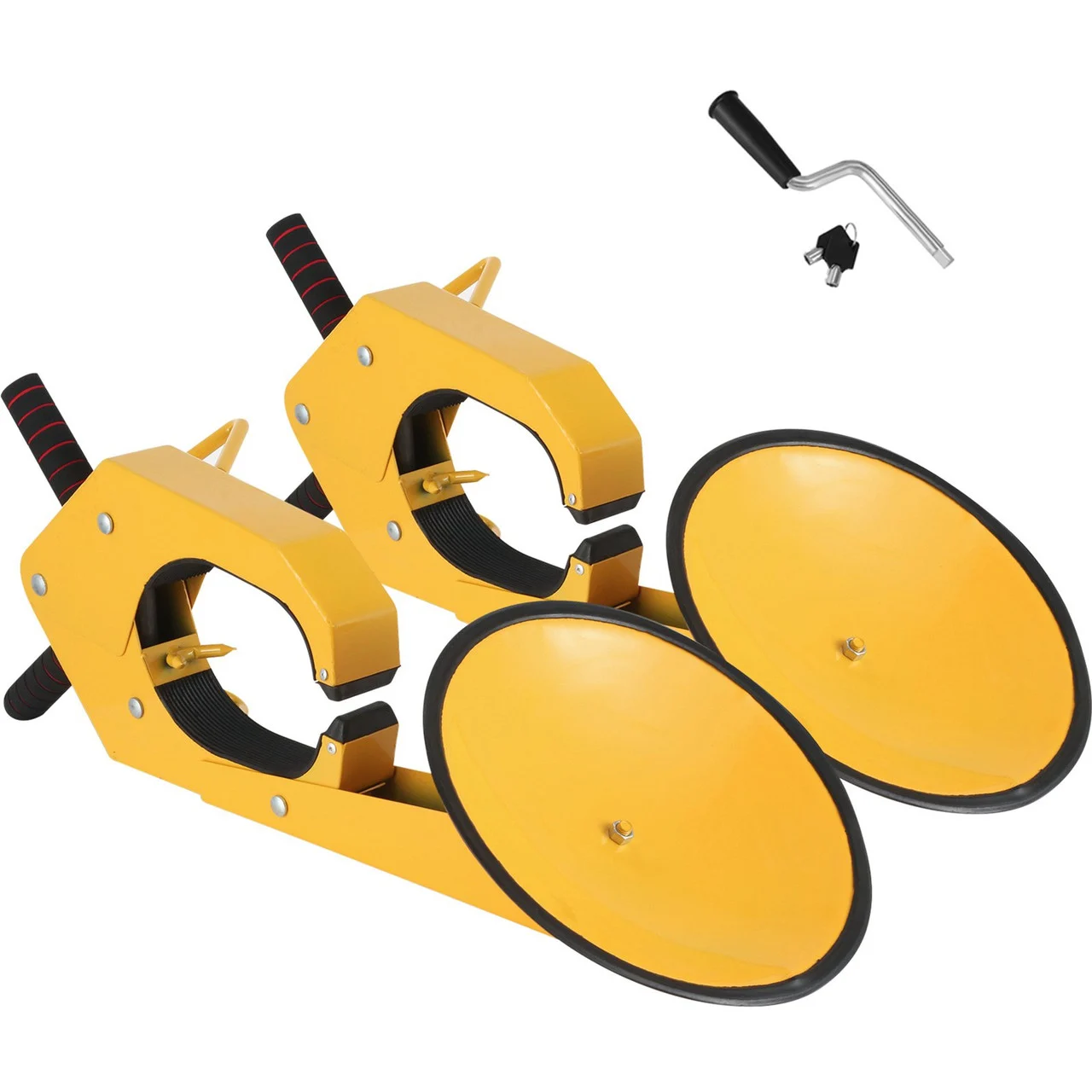 2PCS Wheel Lock Clamp Boot Adjustable Tire Lock Anti-Theft Wheel Lock Parking Boot Claw Tire Clamp Wheel Lock for Car, Truck, UTV, ATV Parking
