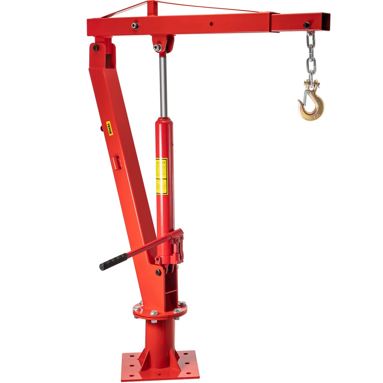 Davit Crane, 2000lbs Pickup Truck Crane, 360øSwivel Design, Hydraulic Crane Hoist Telescopic Hoist Crane for Truck, Crane Hitch for Lifting Goods in Construction, Factory, and Transport