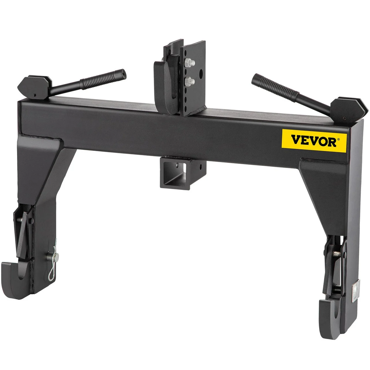 Category 1 And 2, 3 Point Quick Hitch, 3000 LB Heavy Duty Alloy Steel Tractor Quick Hitch, No Welding Needed, 5-level Adjustable Top Hook