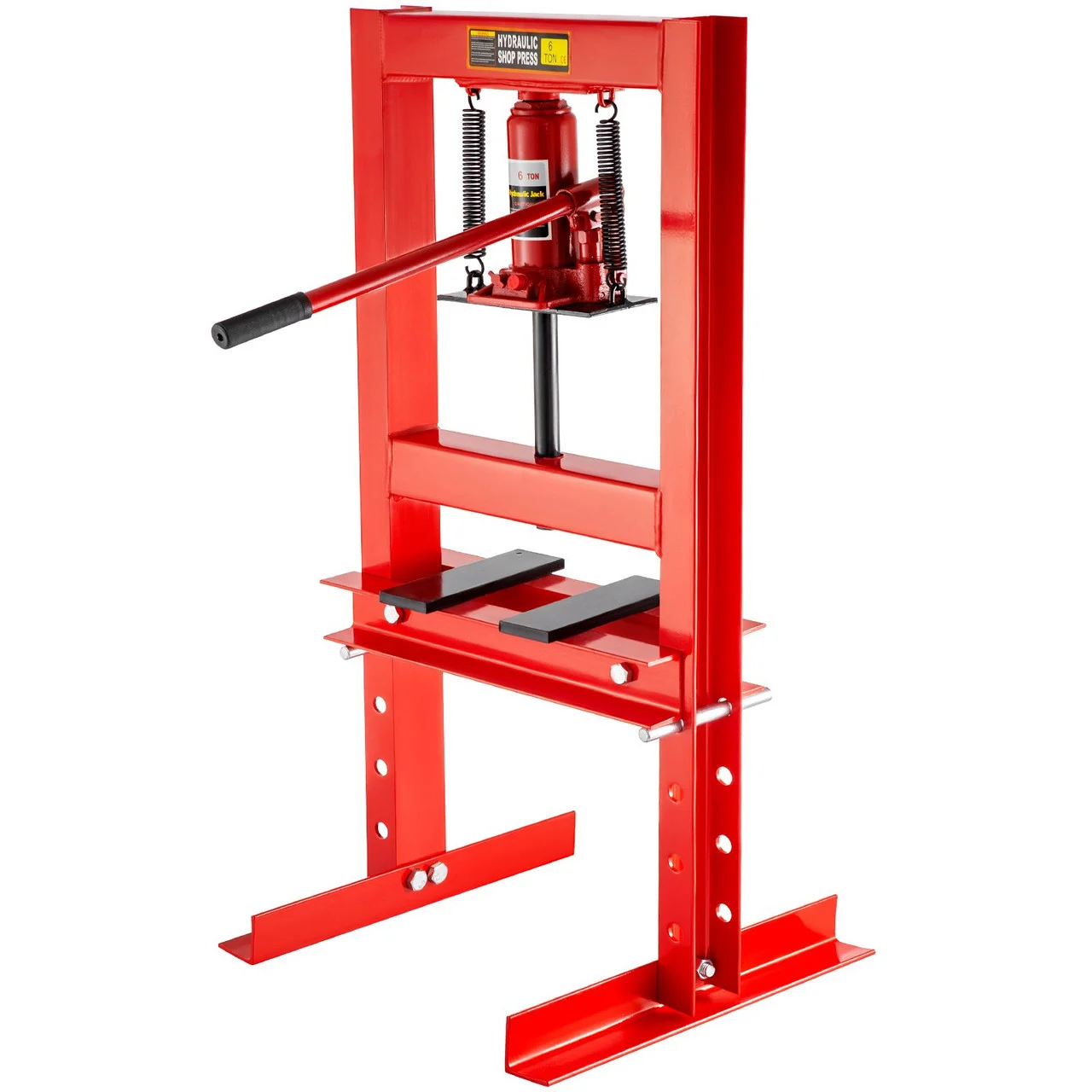 Hydraulic Shop Press 6 Ton H-Frame Hydraulic Press 13227lbs with Heavy Duty Steel Plates