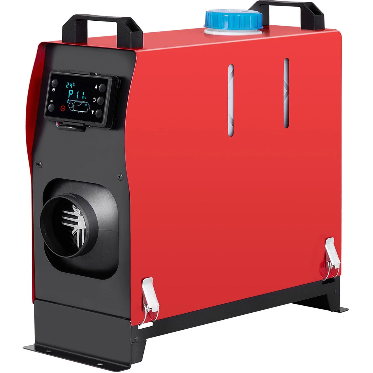 Diesel Heater 12V Diesel Air Heater Muffler 8KW Diesel Heater with LCD Thermostat Monitor & Remote Control for Car Trucks and Motor-Home