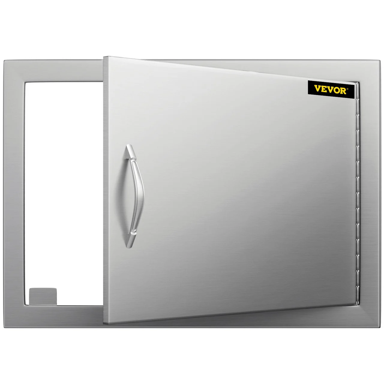 BBQ Access Door 20W x 14H Inch, Horizontal Single BBQ Door Stainless Steel, Outdoor Kitchen Doors for BBQ Island, Grilling Station, Outside Cabinet