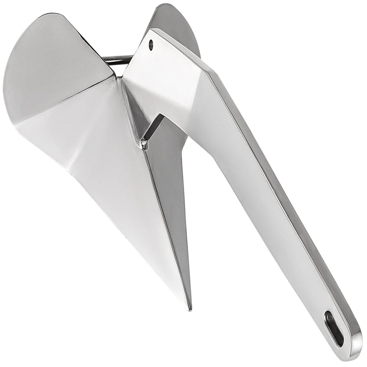 Delta Style Boat Anchor Stainless Steel Boat Anchor 18 LB Delta Style for Boats from 25-40 FT
