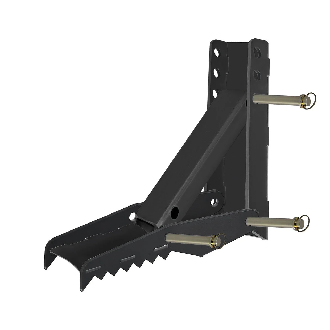 24 inch Excavator Backhoe Excavator Thumb Attachments Weld 1/2 Inch Teeth Thick Steel Plate Assembly CNC Plasma Cut Bolt-On Design