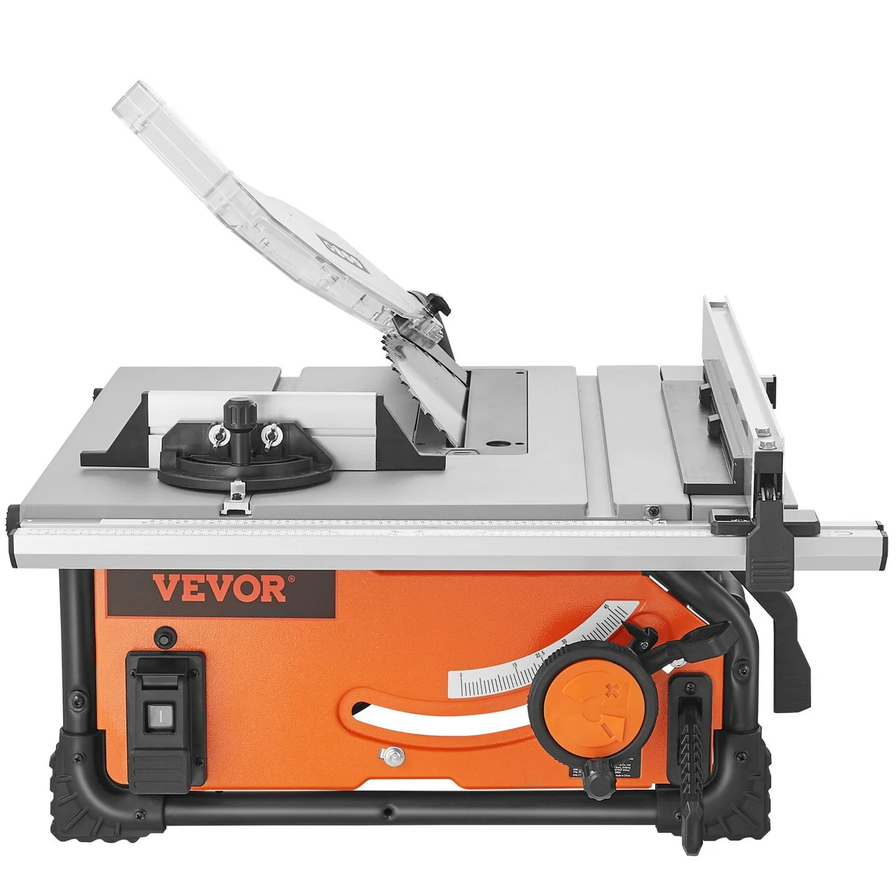 10" Table Saw Electric Cutting Machine 4500RPM 25-in Rip Capacity Woodwork
