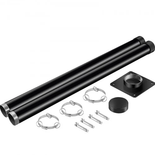 Sun Shade Post, 85" Shade Sail Post, 3" Diameter Sail Pole, Steel Structure Sail Shade Post, Powder Coated Extendable Sun Shade Pole Suitable for Lawn, Garden, Wooden Deck, Backyard, Playground